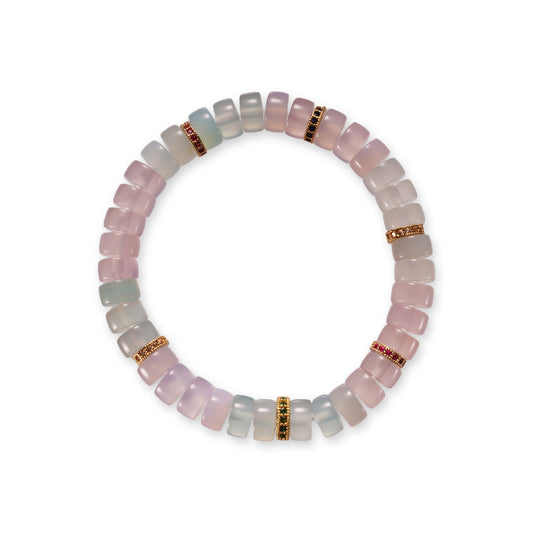 Chalcedony Bracelet – Soft Pastel Elegant
