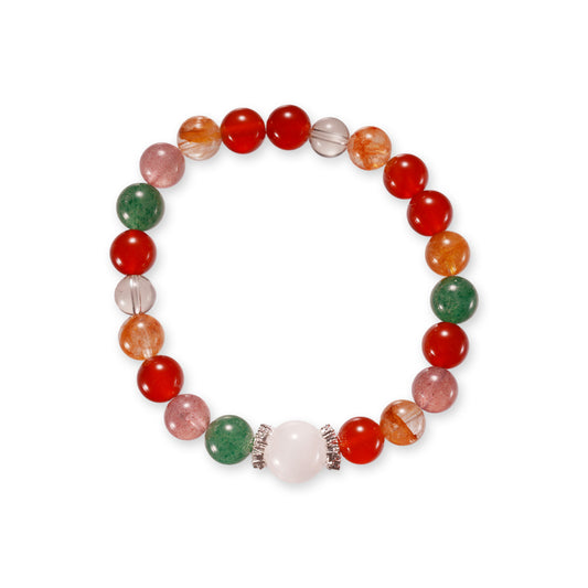 Kleurrijke Edelsteen Armband – Levendig & Speels