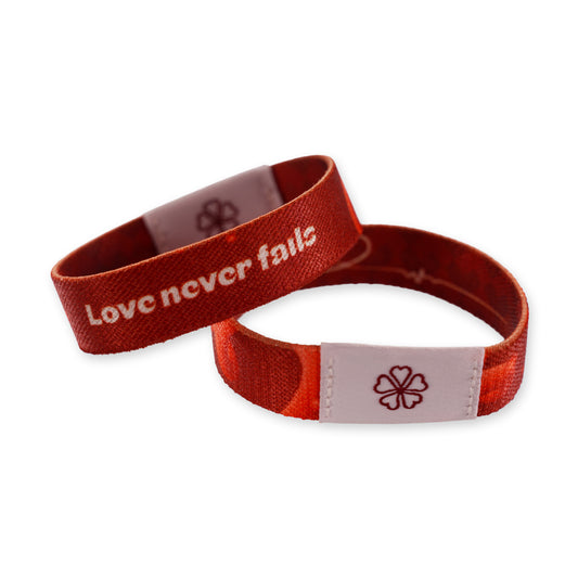 Love Never Fails - Christian Faith Bracelet